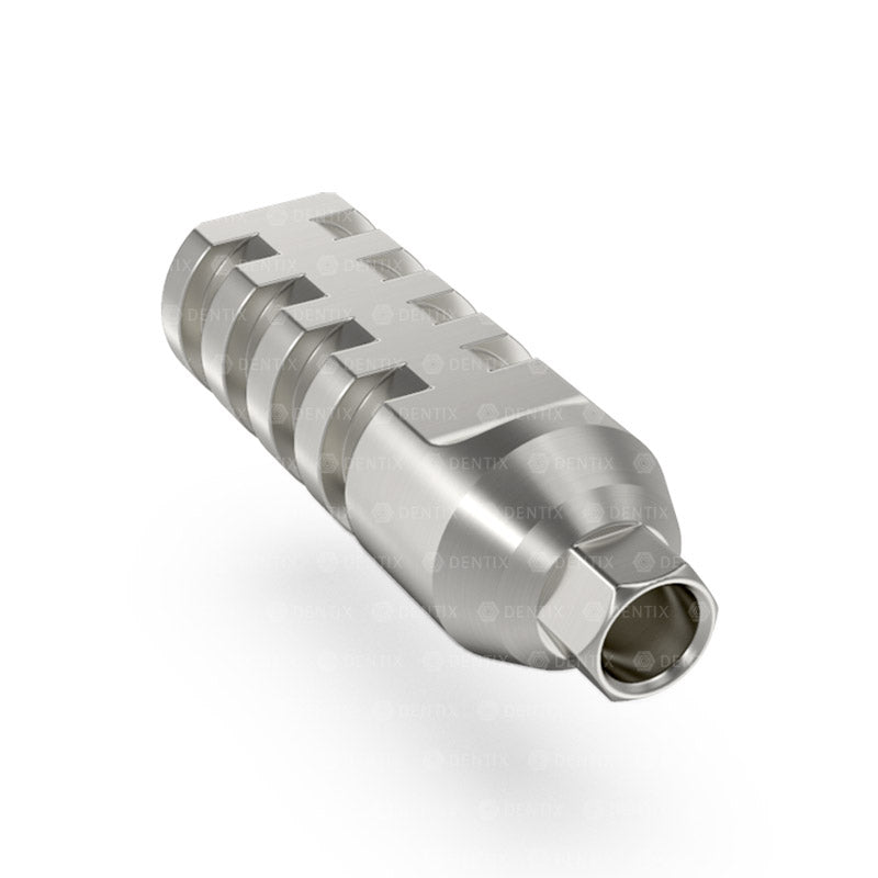 Implante SPIRAL® + Pilar Recto + Pilar de Cicatrización + Transfer + Análogo – Hex Interno