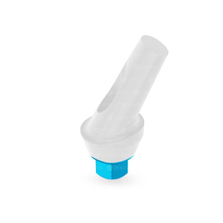 15° Abutment Angulado Anatómico Estético de Zirconia con Base de Titanio - Hex Internal  (SP)