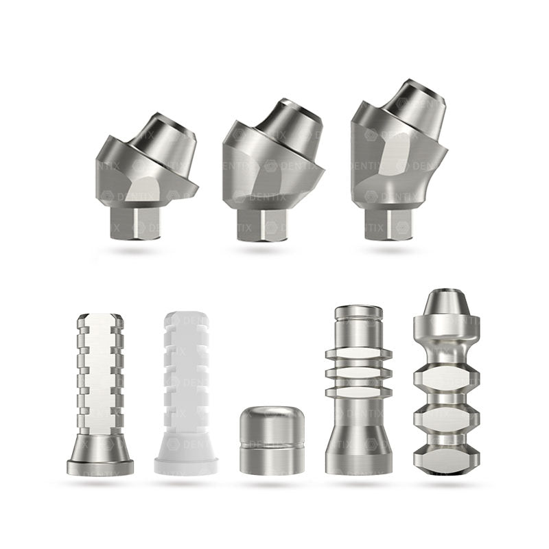 Set Multi-Unit Angulado 17° de Titanio – Hex Interno (SP)