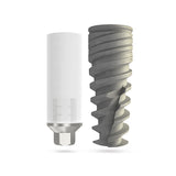 SPIRAL® Implante + UCLA Abutment de Cromo Cobalto - Hex Interno