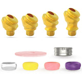 Set de Aditamento Click Angulado 17° con Recubrimiento de Nitruro de Titanio - Hex Interno (SP)